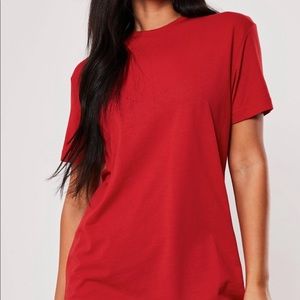 Red T-Shirt Dress